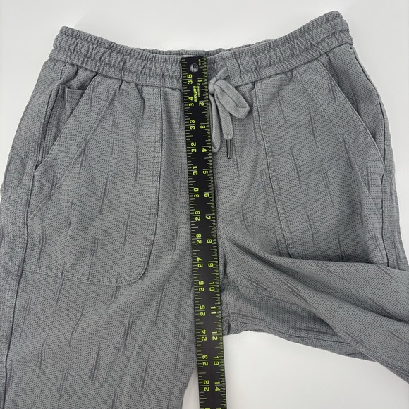 Athleta Farallon Printed Jogger Pants‎ Womens Size 6 Gray Pockets - Picture 10 of 11